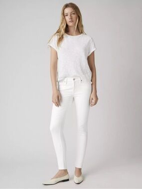 Levi's 721 High Rise  White Skinny Jeans